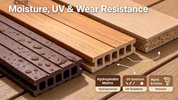 Moisture UV Wear Resistance Everdur Feature