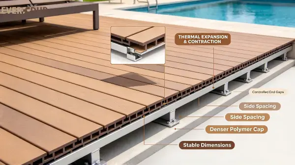 WPC Pool Deck Thermal Movement Everdur