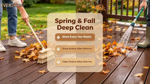 WPC Deck Cleaning Schedule Everdur