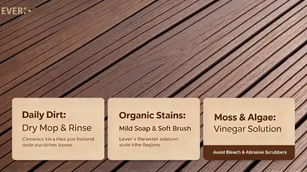 WPC Deck Dirt Stain Removal Everdur