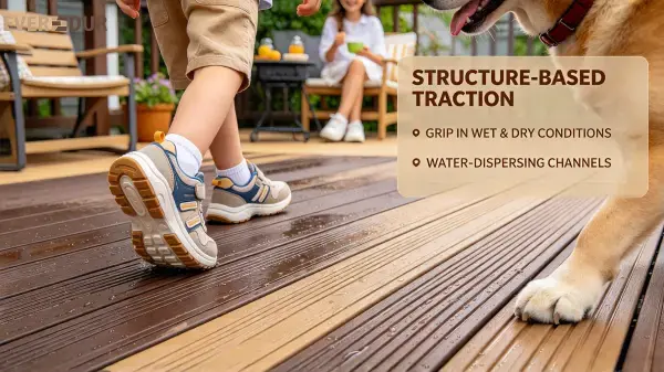 WPC Decking Anti Slip Safety Everdur WPC Decking Anti Slip Safety Everdur