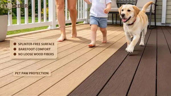 WPC Decking Splinter Free Barefoot Everdur WPC Decking Splinter Free Barefoot Everdur