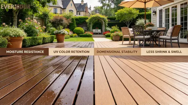 WPC Decking Weather Stability Everdur WPC Decking Weather Stability Everdur