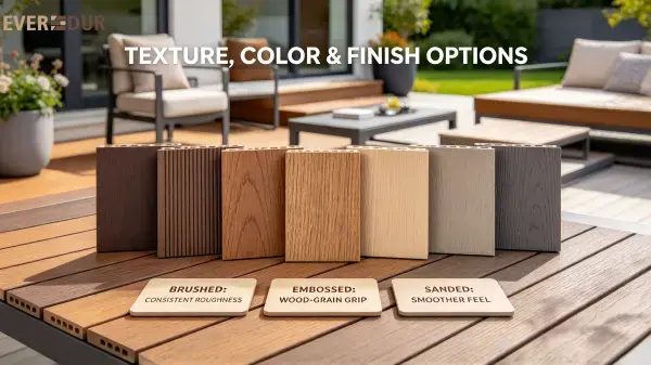 WPC Decking Texture Color Finish Everdur