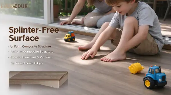 Everdur WPC Decking Splinter-Free Barefoot Family