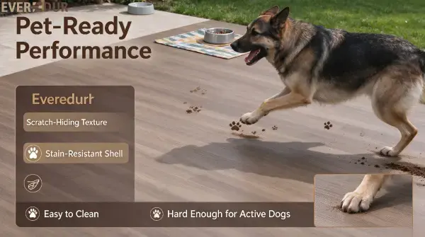 Everdur Pet-Friendly Composite Decking Scratch Stain Resistance