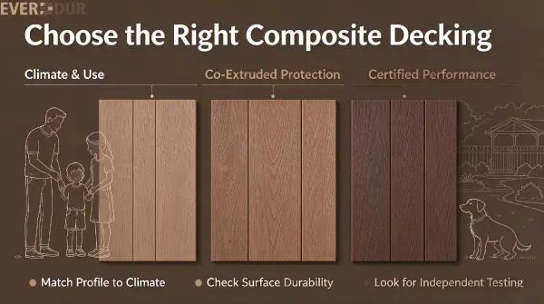 Everdur Composite Decking Selection Guide Family Comparison