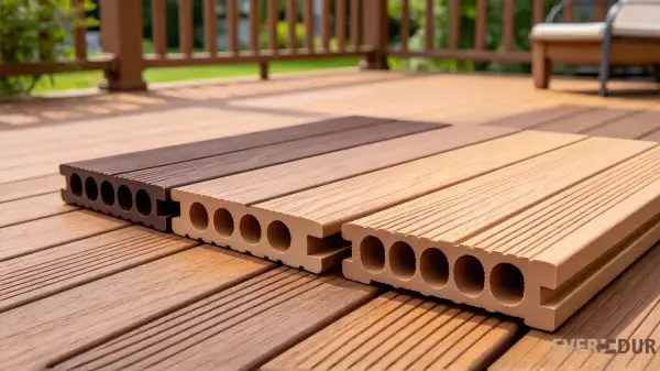 WPC Decking Hollow Vs Solid Core - Everdur - Structure Comparison