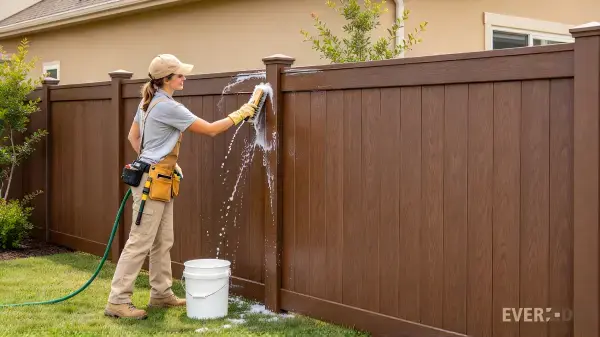 WPC Everdur Mild Soap Water Maintenance Composite Fence Homeowners