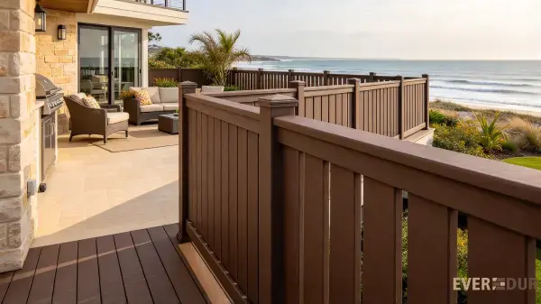 WPC Everdur Coastal Humidity Resistant Composite Fence Commercial Projects