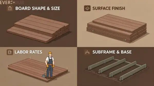 Hollow WPC Decking Cost Factors Everdur Europe US
