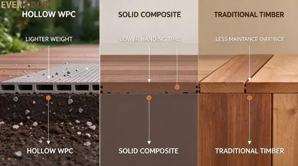 Hollow WPC Decking Comparison Everdur Architect Hollow WPC Decking Comparison Everdur Architect