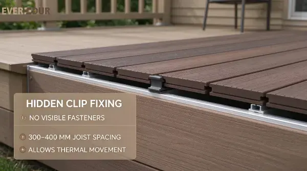 Grooved WPC Installation Everdur Feature