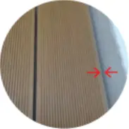 Side - to - solid object: 5mm minimum