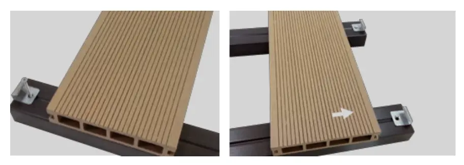 starting clips as shown in