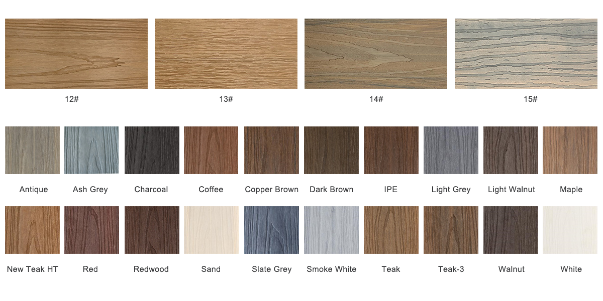 Co Extrusion WPC Decking Co Extrusion WPC Decking
