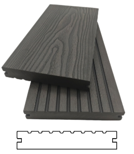 3D composite decking