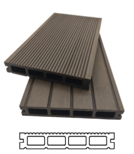 hollow wpc decking