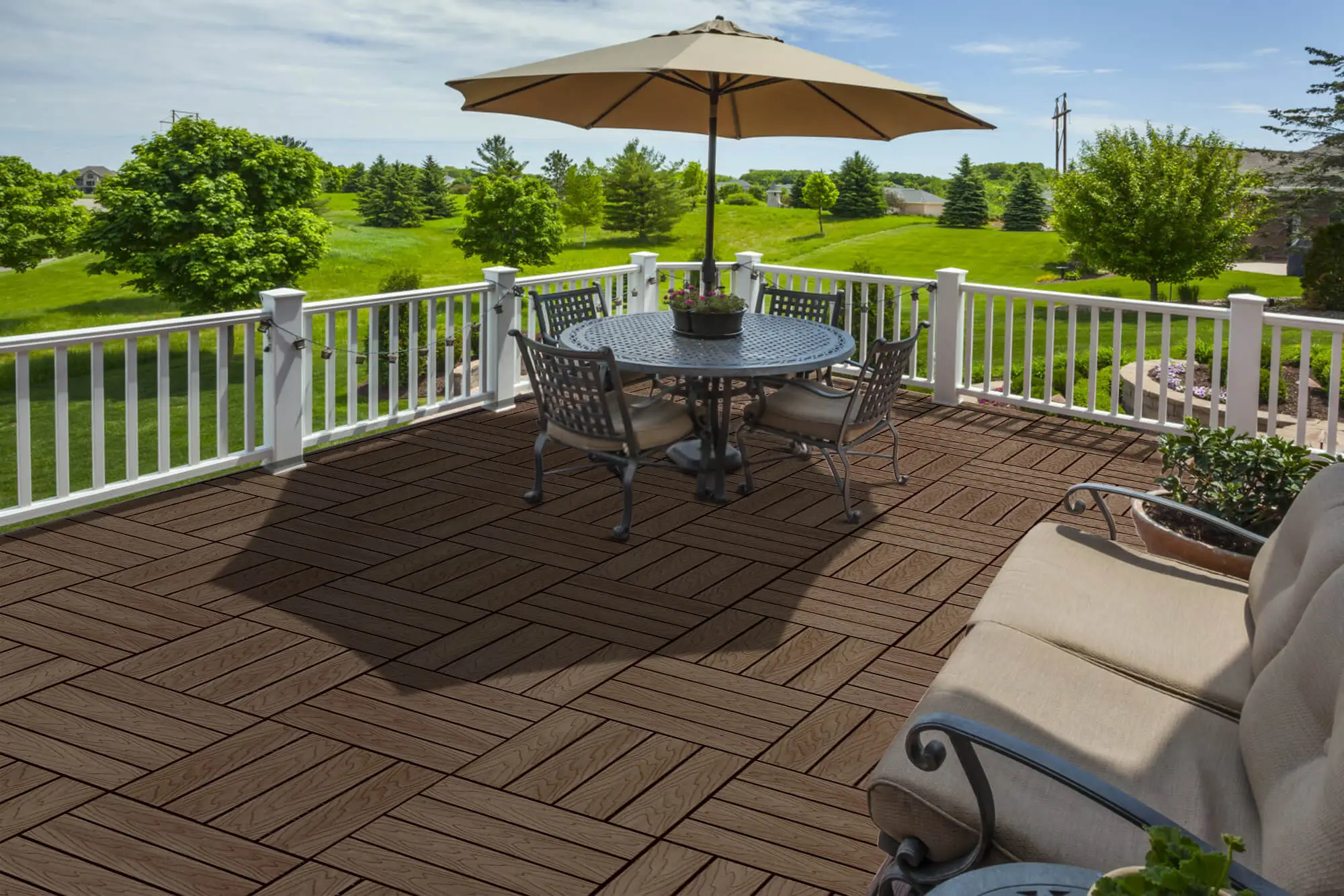 WPC Decking Tiles