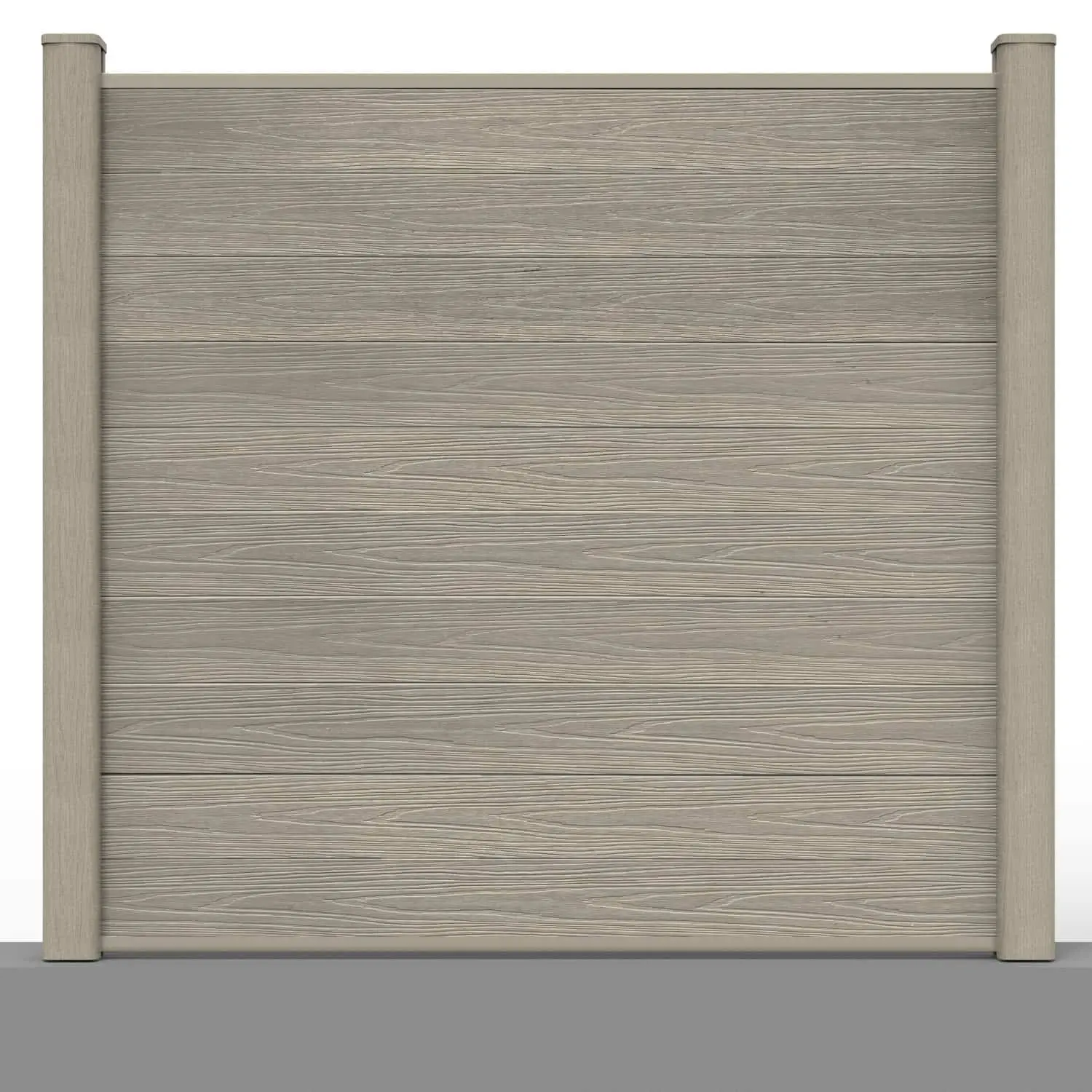 Wood Plastic Composite Fence Panels 