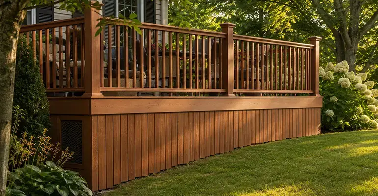 WPC Railing for Scenic Spot