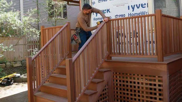 Composite Deck Stair Railing