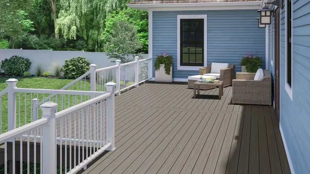 Wear-Resistant WPC Decking