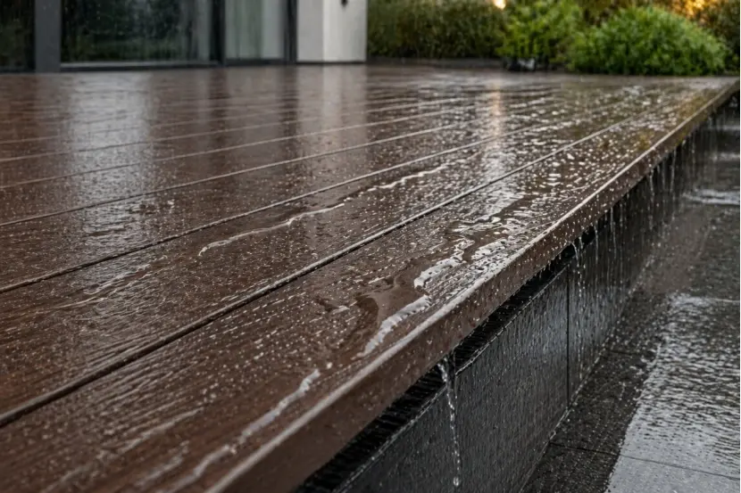 Anti-Slip WPC Decking