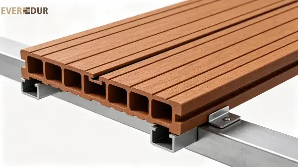 Hollow WPC Decking+Everdur+CrossSection+HollowCore+Specifier