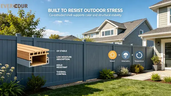 Everdur_WPC_Fence_UV_Moisture_Weather_Resistance