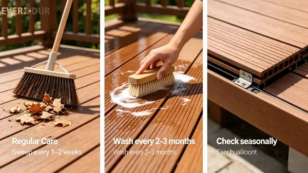 WPC Deck Cleaning Frequency Everdur Routine