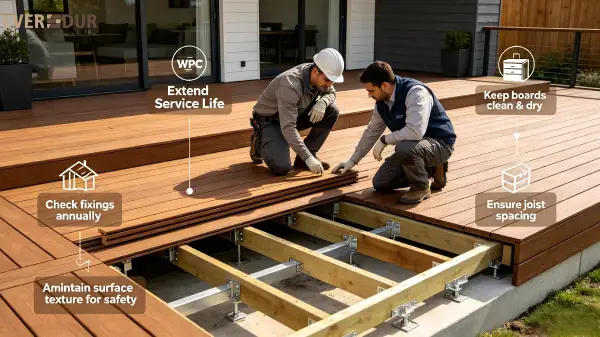 WPC Deck Service Life Extension Everdur Maintenance WPC Deck Service Life Extension Everdur Maintenance