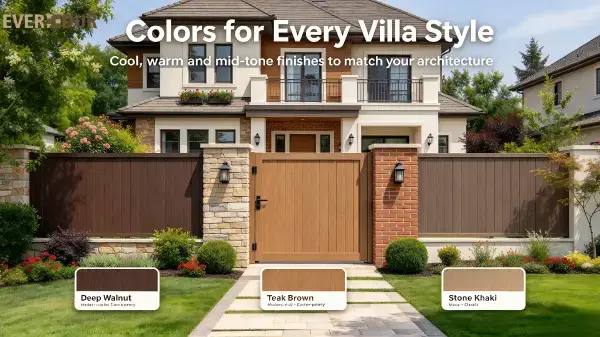 WPC Villa Fence Color Everdur
