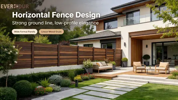 WPC Villa Fence Horizontal Everdur