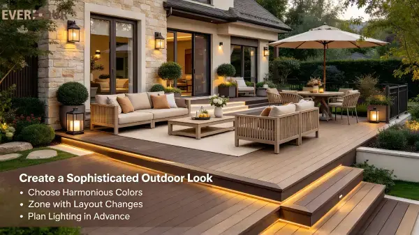 Brushed WPC Decking Sophisticated Look Everdur Outdoor