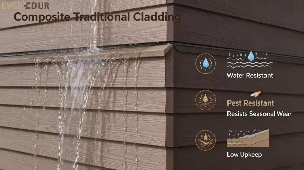 Composite Cladding Water Pest Resistance Everdur